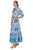 Cara Cara Oscar Top - Mod Floral Blue