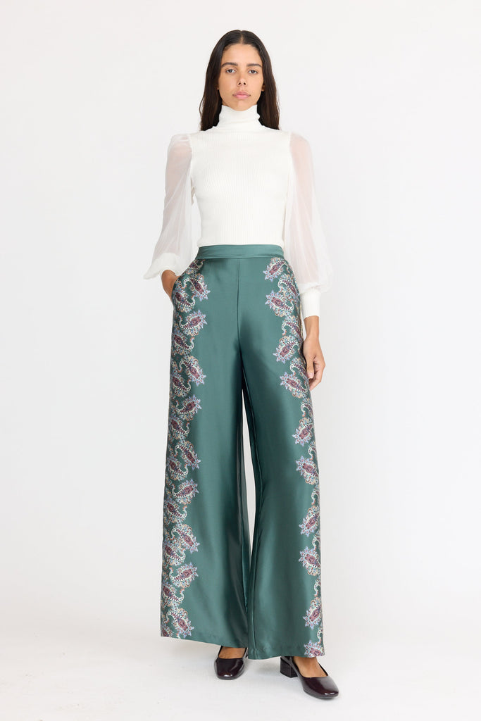 Marta Pant - Reseda Paisley