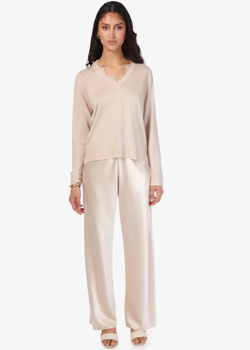 Bristol Mid Rise Pant - Oat