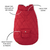 Foggy Dog Tartan Reversible Dog Jacket - Red
