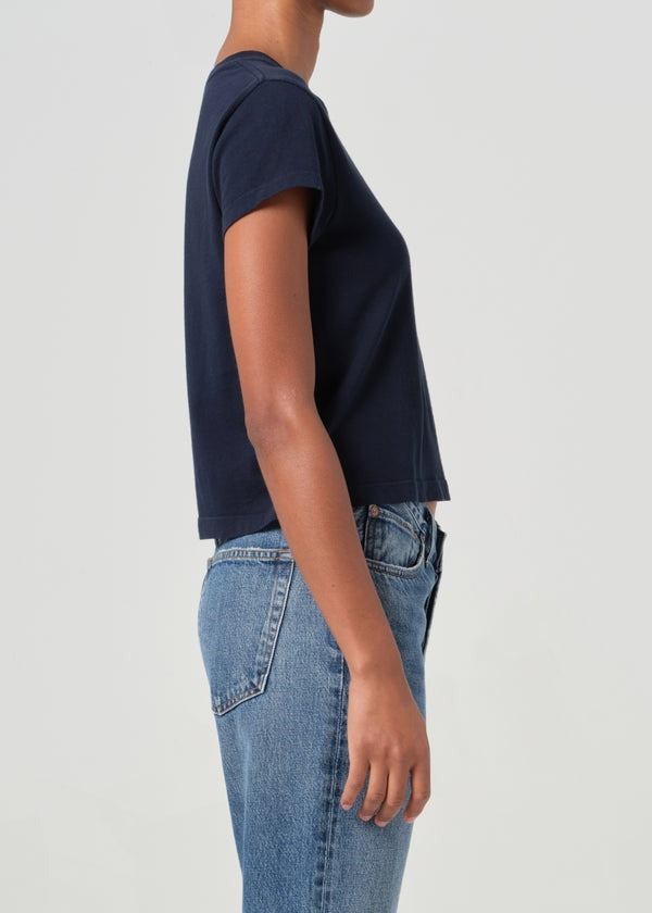 Adine Shrunken Tee - Storm