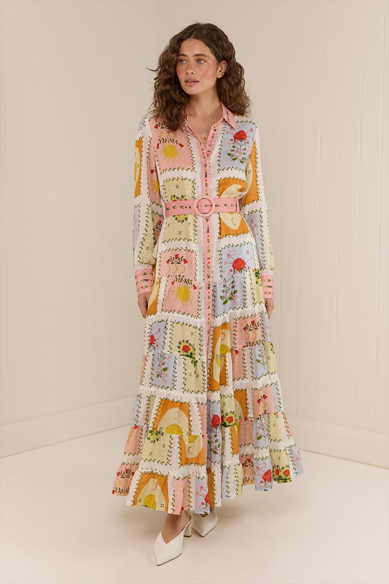 Aria Dress - Siesta Tile