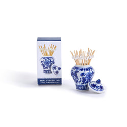 Two's Company Mini Ginger Jar w/ Toothpicks
