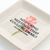 No Meetings Allowed Square Trinket Tray