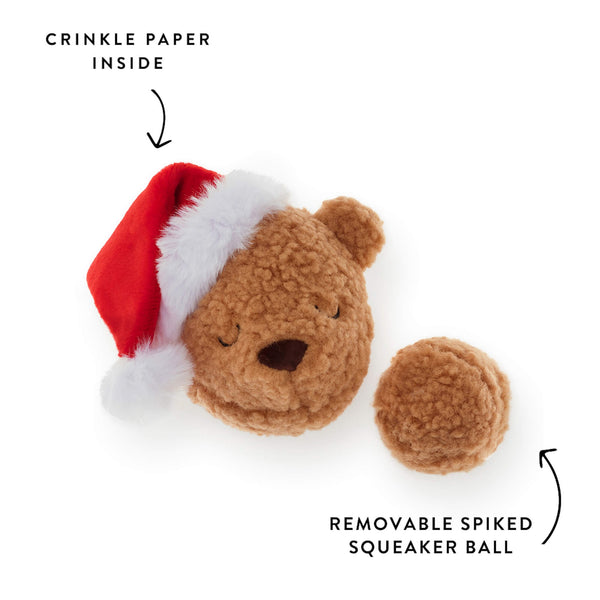 Santa Teddy Bear 2 in 1 Bounce Toy