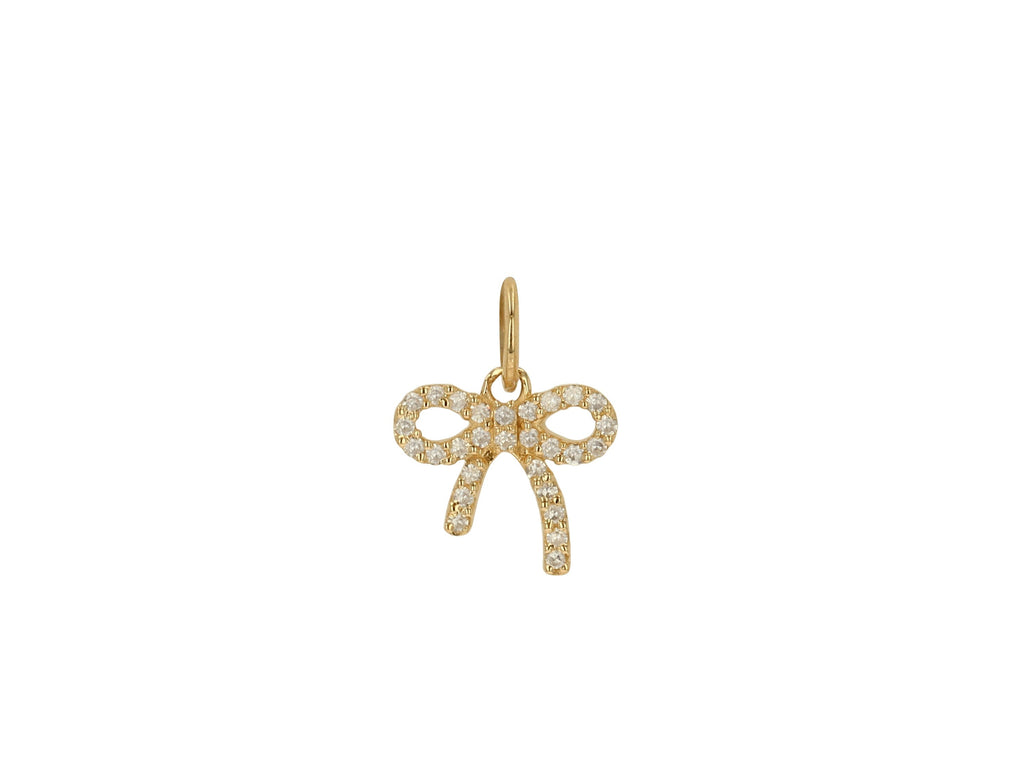 Mini Diamond Bow Charm