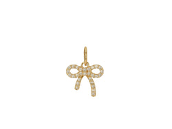 Mini Diamond Bow Charm
