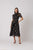 Brittany Dress - Jet/Mauve Multi
