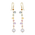 Wildflower Dangle Earrings - Pearl