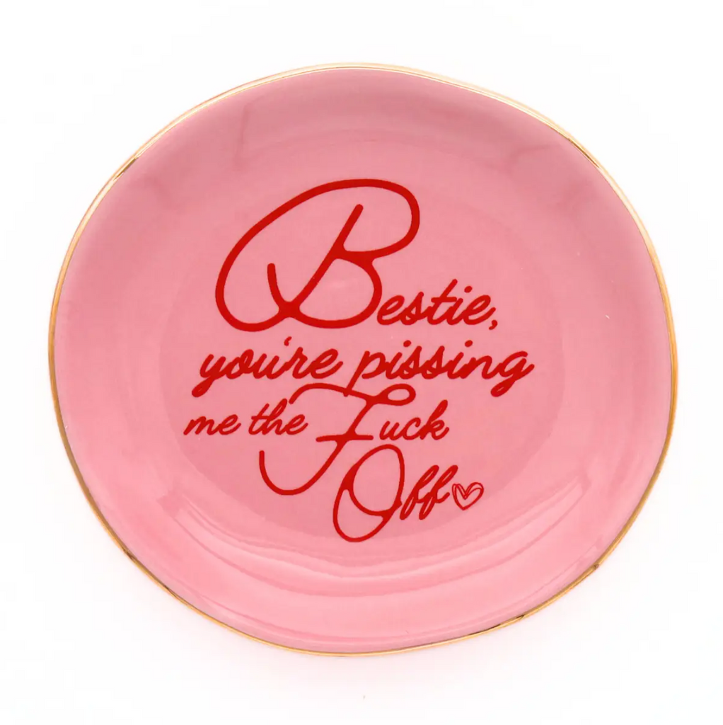 Bestie Round Trinket Tray