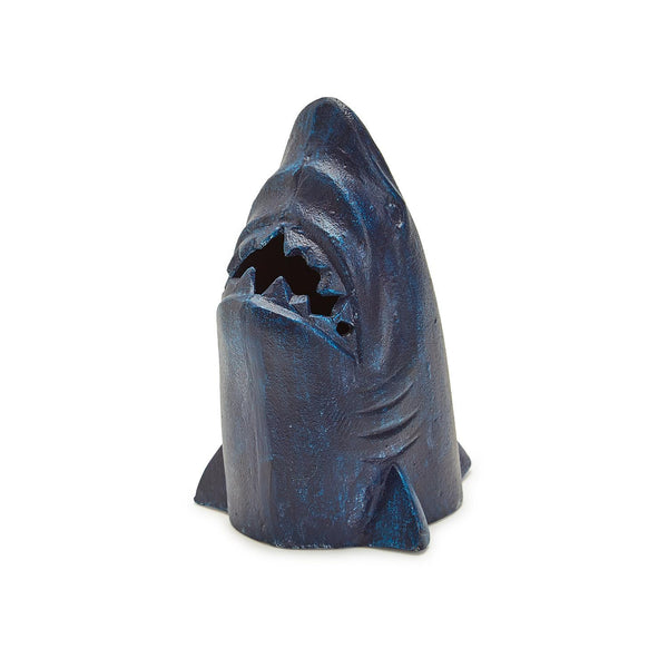 Great White Shark Door Stop - Distressed Blue