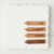 Square Scallop Cheese Board & Cheese Markers - Small