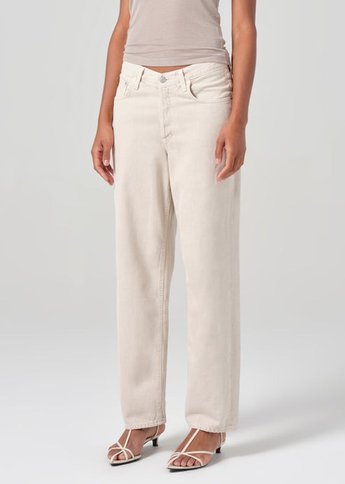 V-Waist Baggy - Scone