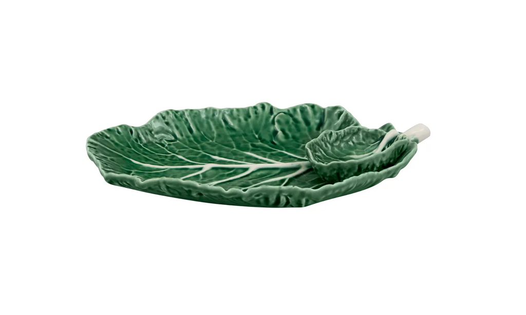 Cabbage Chip and Dip Platter - Green