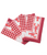 Red Gingham Lobster Napkin Set