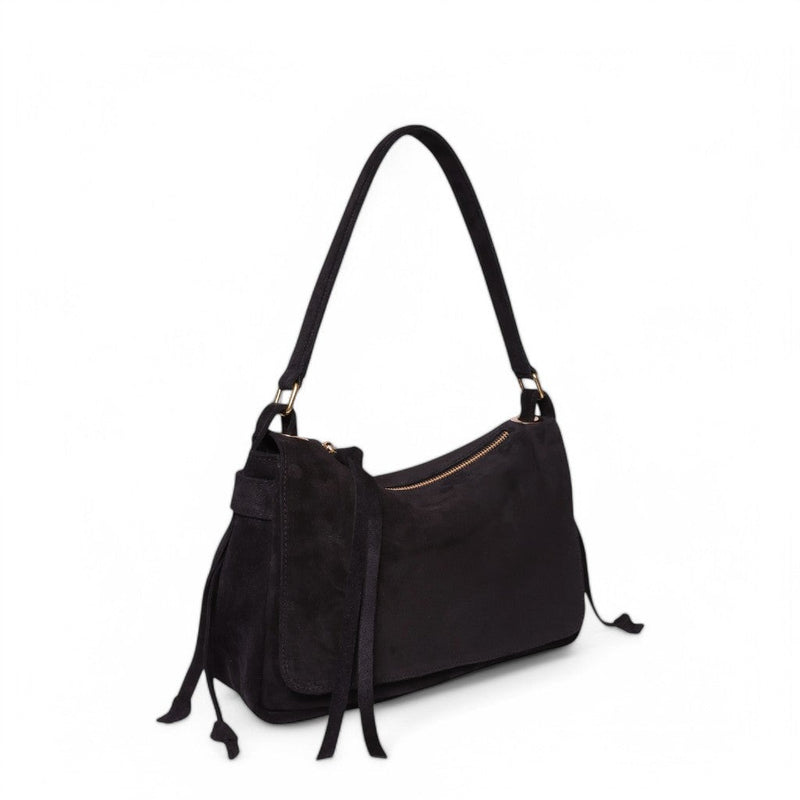 Suede Remi Shoulder Bag