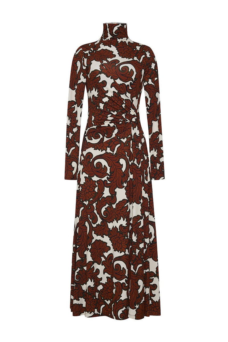 Hera Dress - Mystic Flora Olive