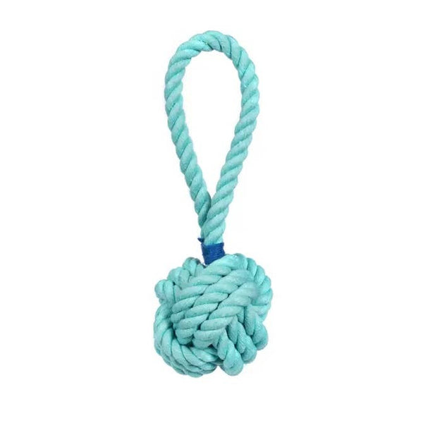 Aqua Celtic Knot Rope Toy