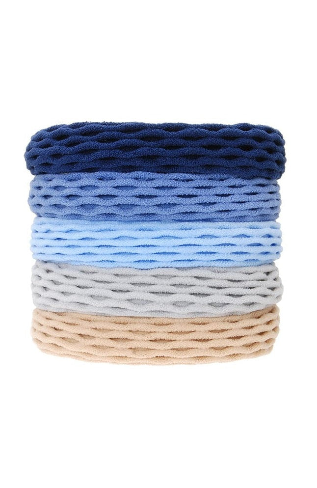 Netted Sport Ponytail Holder 5-Pack