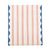 Red & Blue Striped Paper Table Runner
