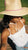 Embroidered Hydrangea Palm Hat - Pink