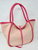 Two Tone Leather Ellis Hobo Tote