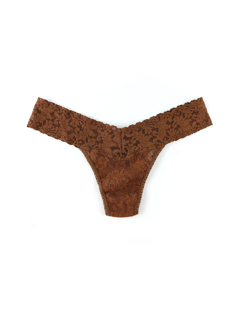 Signature Lace Low Rise Thong