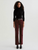 Brinley Mid-Rise Straight Corduroy - Winery
