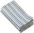 Striped Design Cotton Napkin Set - Navy Blue