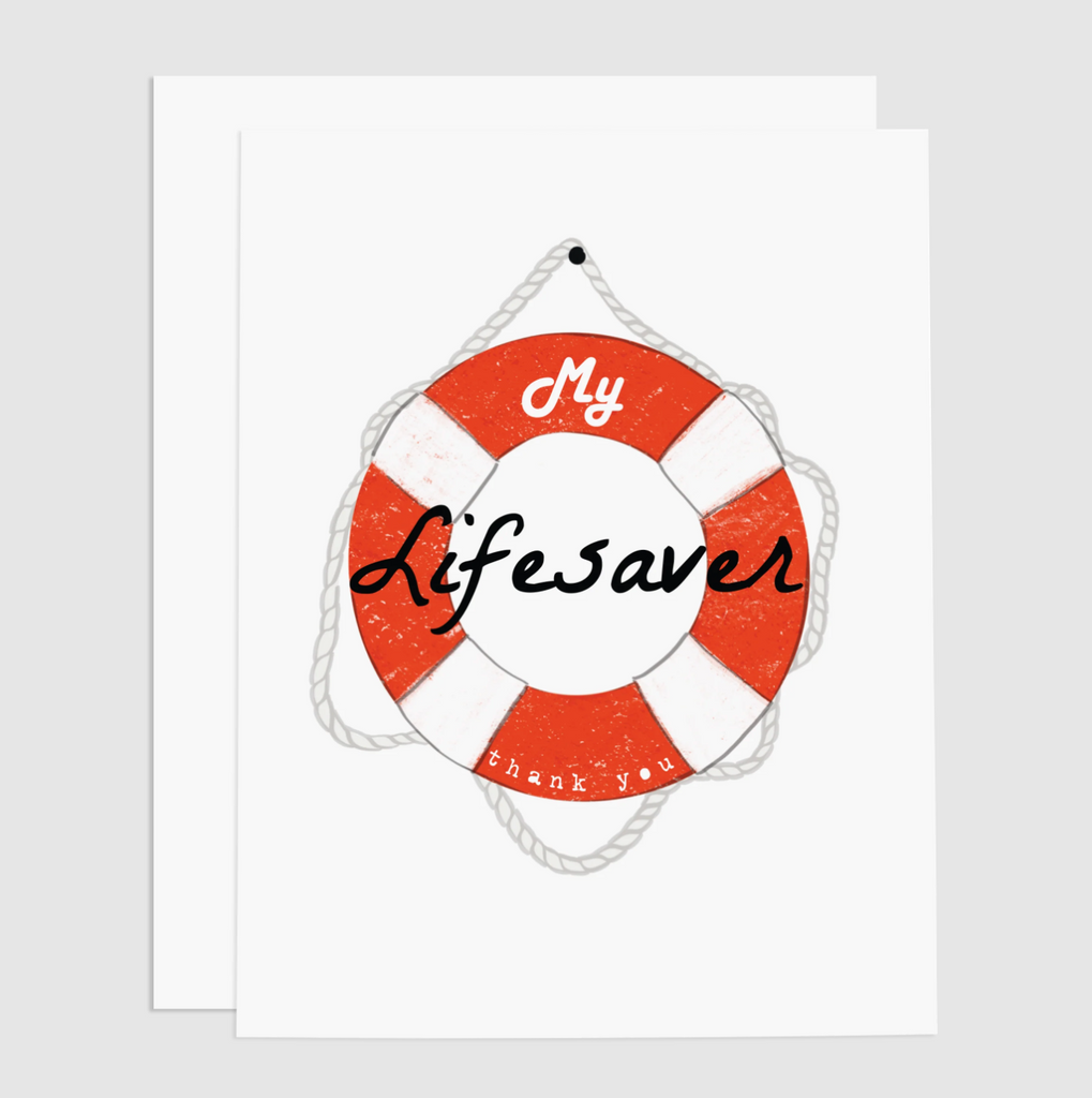 My Lifesaver Thank You Card