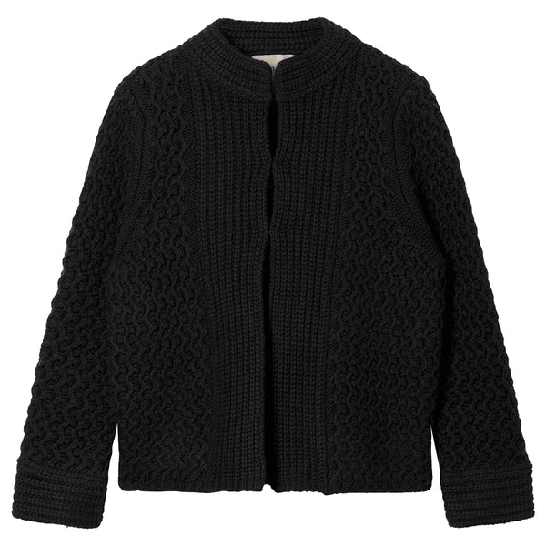 Textured Cardigan - Black