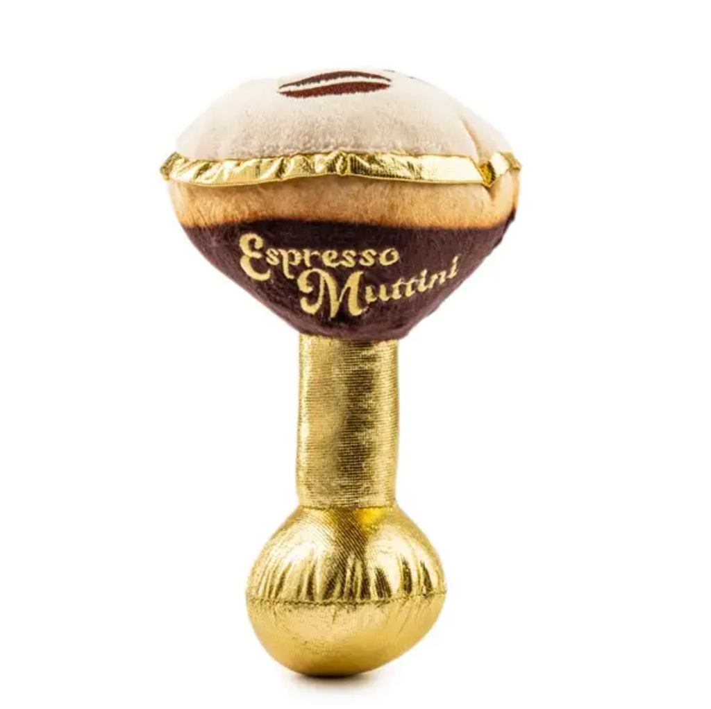 Espresso Muttini Dog Toy