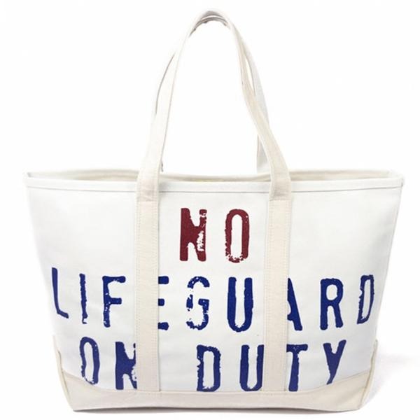 Crab & Cleek No Lifeguard Canvas Tote