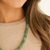Sophia Green Beaded Necklace