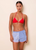 Solid & Striped Lester Short - Colorblock Marina Blue Stripe
