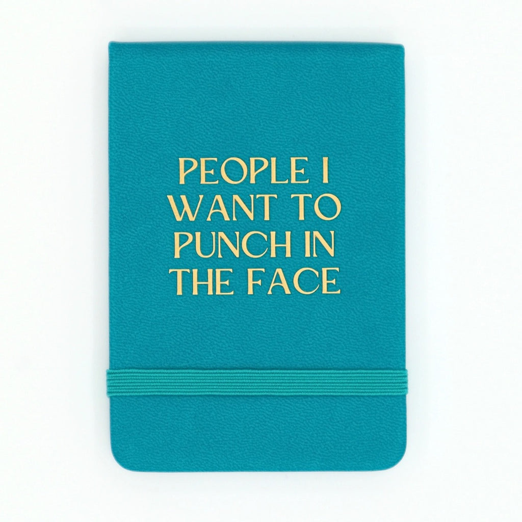 People I Want To Punch Leatherette Pocket Journal