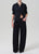 Brynn Drawstring Linen Trouser - True Navy