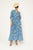 Margherita Dress - Blue Vine Floral