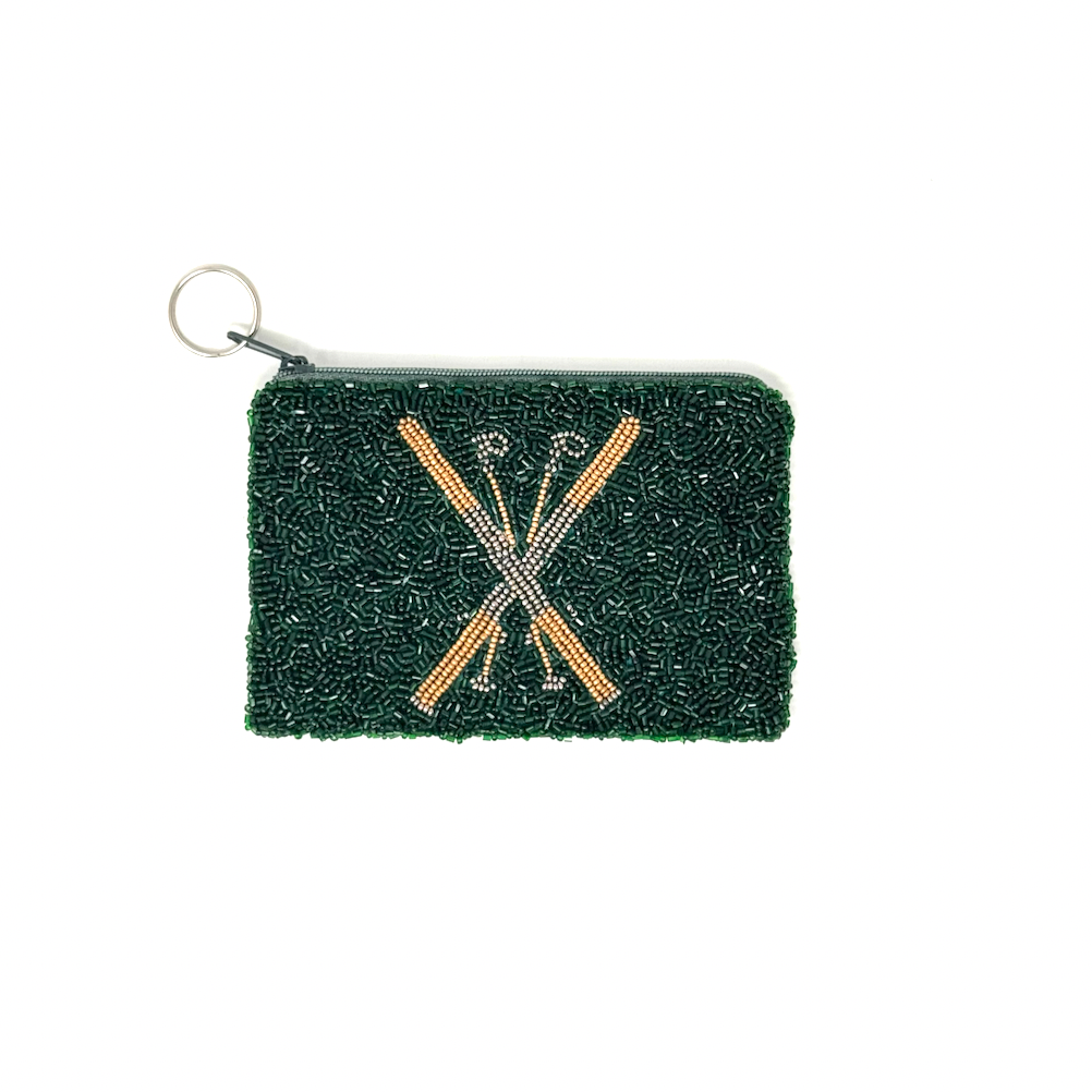 Crossed Skis Coin Purse