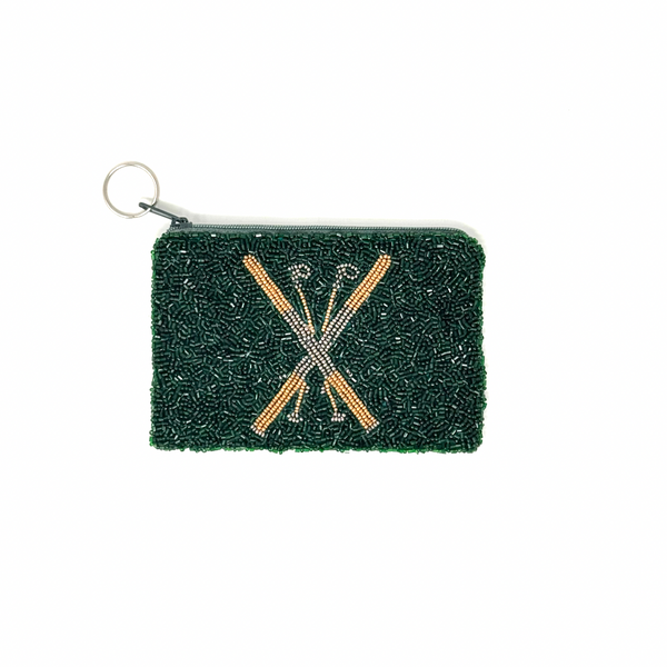 Crossed Skis Coin Purse