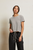 Harley Stripe Cotton Boxy Crew - Ivory/Black