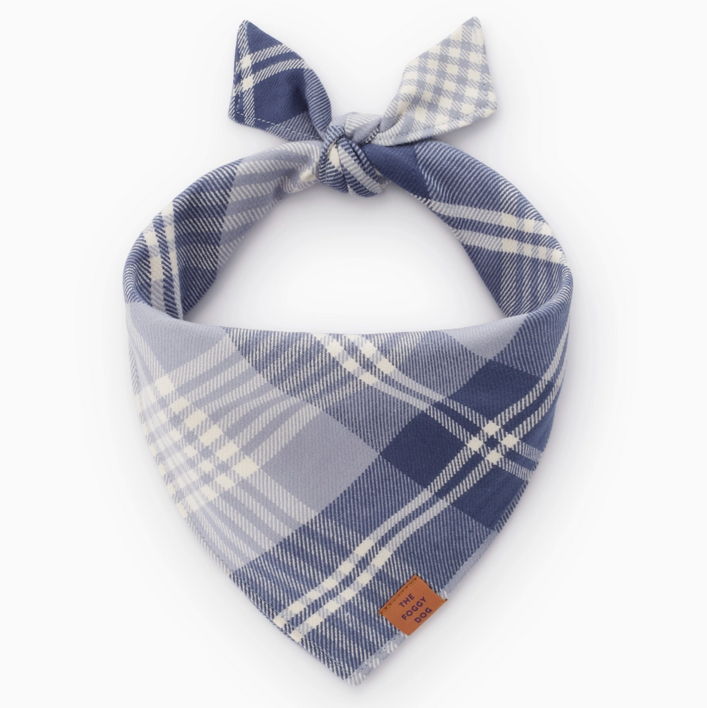 Foggy Dog Hawthorne Plaid Flannel Dog Bandana
