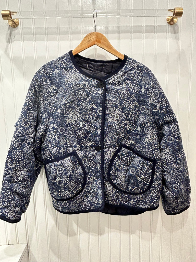 Greer Quilted Jacket - Blue