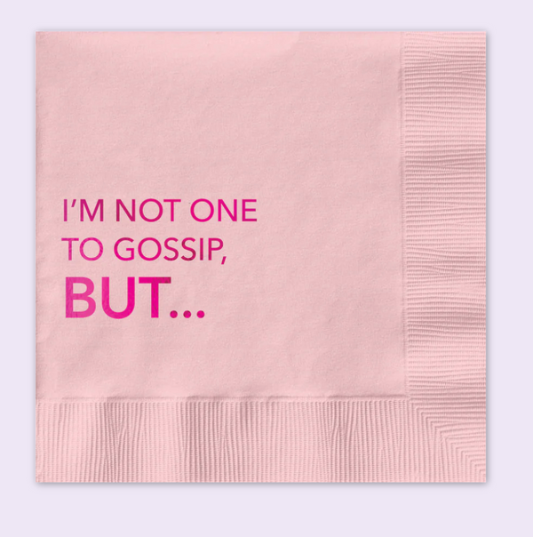 Not One To Gossip Cocktail Napkins