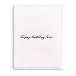 Birthday Love Card