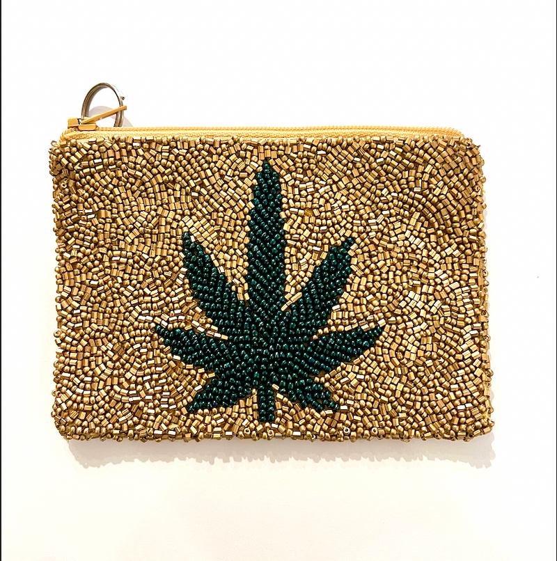 Pot Leaf Coin Purse