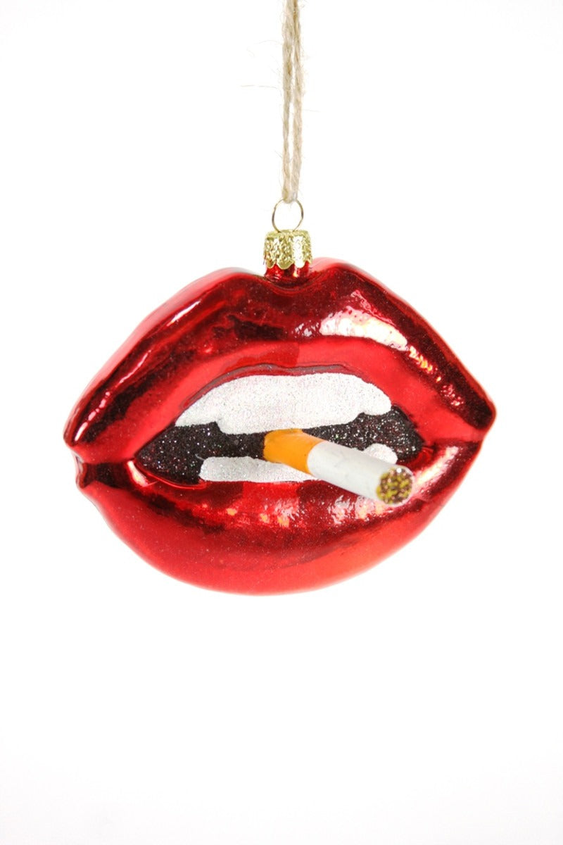 Cody Foster Lip With Cig Ornament
