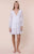 Juliet Dunn Mosaic Mirror V-Neck Mini Dress - White