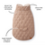 Foggy Dog Fawn Sherpa-Lined Reversible Dog Jacket