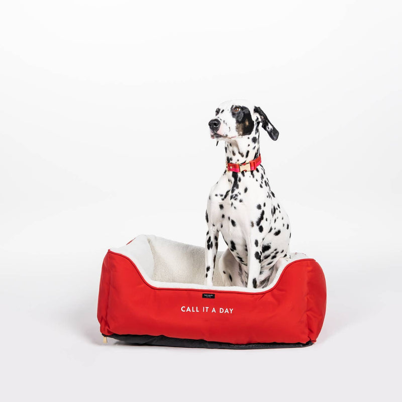 Red & Pink Call It A Day Pet Bed